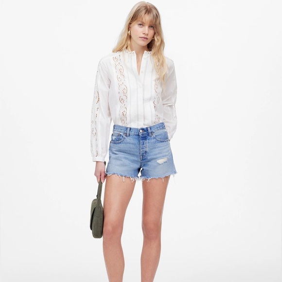 Madewell Pants - Madewell The Brynn Short - Hallstead Wash
